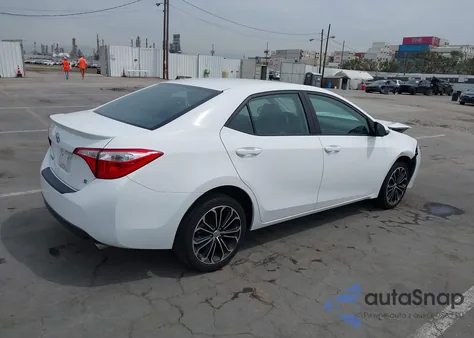 2016 Toyota Corolla S Plus z USA, uszkodzony, nr VIN 5YFBURHE3GP550908